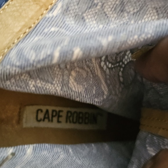 Cape Robbin Blue Patterned Over the Knee Boots - Picture 14 of 14